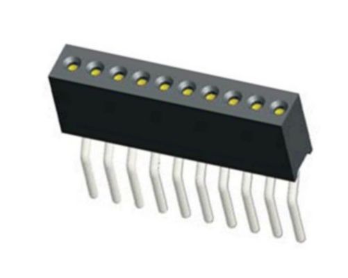 1.27mm Cabeça feminina H4.1 redonda linha única de ângulo direito Cabeça de alfinete feminina