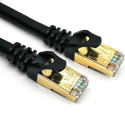 RJ45 SFTP Cable de rede Cat5e Cat6a Cat7 Cat8 UTP Cable em rede de computadores