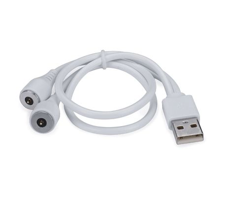 Cable de carregamento de alta corrente 3.0a USB 2 pin Adaptador de carga de energia circular Pogo Pin magnético