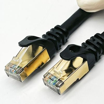 RJ45 SFTP Cable de rede Cat5e Cat6a Cat7 Cat8 UTP Cable em rede de computadores