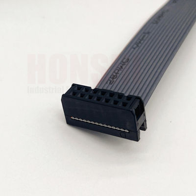 Conector de cabo de fita plana eletrônica 2,54mm Pitch IDC Conector de cabo de fita plana cor personalizada