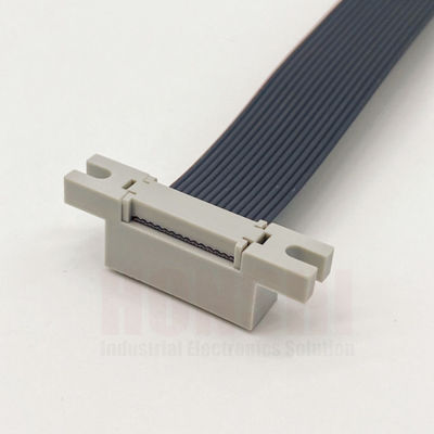 Conector de cabo de fita plana eletrônica 2,54mm Pitch IDC Conector de cabo de fita plana cor personalizada