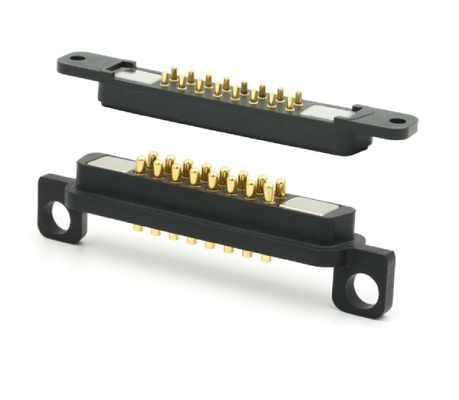 Conector magnético 6 Pólos Pogo Pin 3a Conector de carregamento de energia à prova d'água