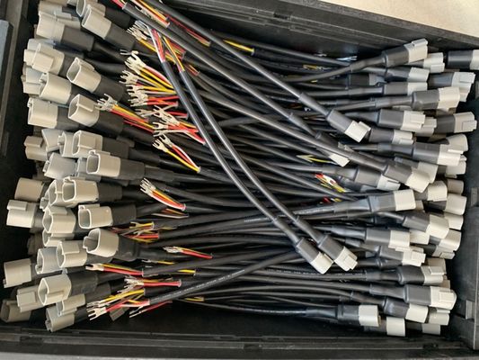 Arneses de fios elétricos de cabos industriais personalizados para equipamentos pesados