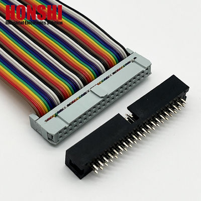 2Conector de cabeçalho de caixa de.54mm H8.8 40P Conector elétrico de dupla linha revestido de ouro
