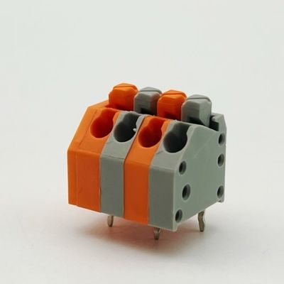 2.5mm 3.5mm Conector de blocos terminais sem parafusos Blocos terminais de molas PCB