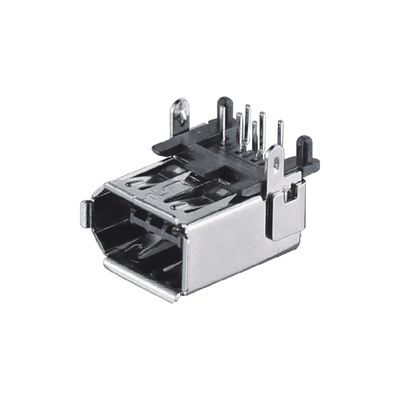 SM-6P Conector de entrada / saída do servidor CN3 masculino IEEE 1394 Conector feminino Tipo de solda