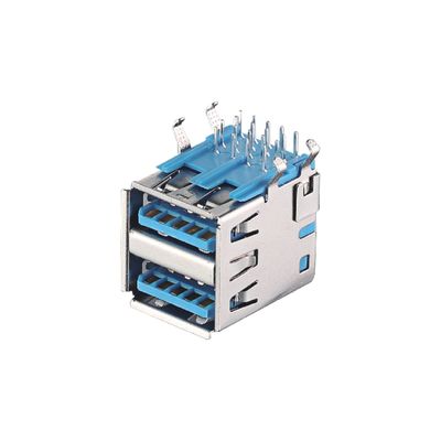 USB 2.0 / 3.0 Jack Tipo A Conector de conector masculino de latão / fósforo
