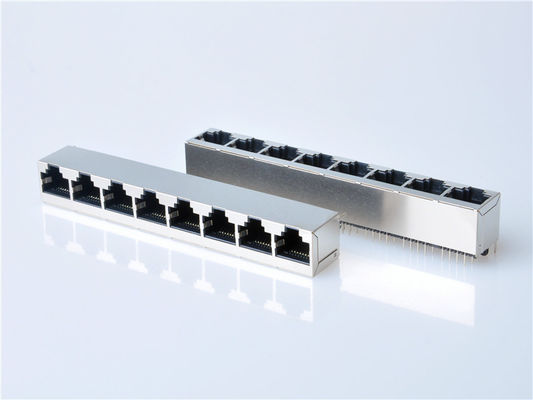 8p8c RJ45 Ethernet Connector 1x1 Portos Feminino RJ45 Jack Sem Magnéticos