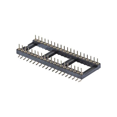 Cabeça feminina mecanizada 2,54 mm H7,0 mm comprimento 10,0 mm conector de PCB de 1-40 pin