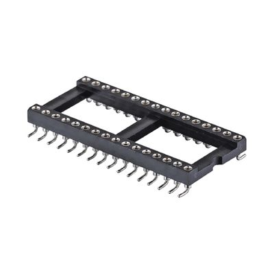 Cabeça feminina mecanizada 2,54 mm H7,0 mm comprimento 10,0 mm conector de PCB de 1-40 pin