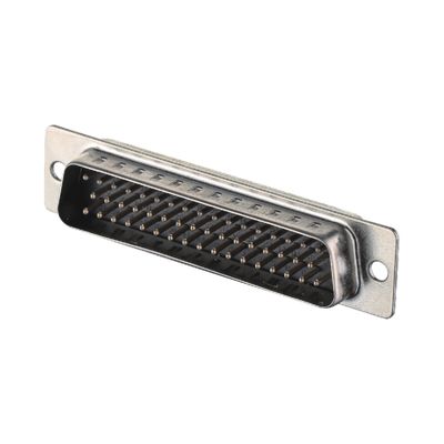 2 - 64 Pin Power D Sub Male Connector 3W3 Preto / Azul Solder Tipo Dip Brass