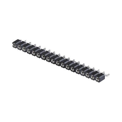 2.54mm Conector de cabeçalho de pin de ângulo direito SMT SMD PCB de cabeçalho de linha única