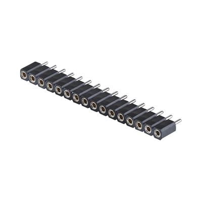 2.54mm Conector de cabeçalho de pin de ângulo direito SMT SMD PCB de cabeçalho de linha única