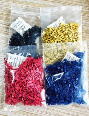 3A-5A 2.54mm Pitch Mini Jumper Altura 6.0mm Vermelho Azul Amarelo Preto com tapa aberta