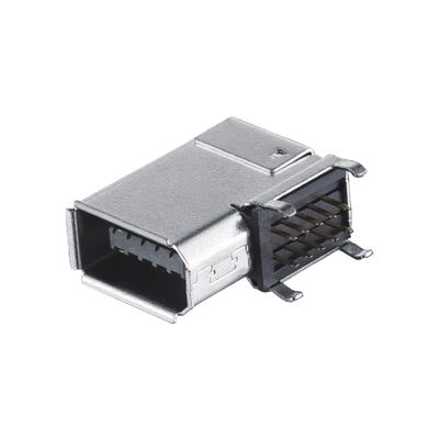 IEEE1394 10 Pin Female Connector Server I/O Connector SM-10P Tipo de solda