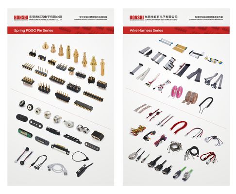 2.54mm Pitch Feminino 6 pin PCB Conector de Primavera Carregado Pogo Pin Connector Tipo Smt