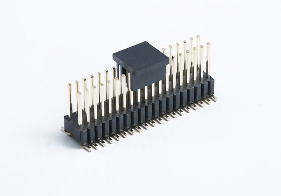 1.27mm Duplo Plástico 2 - 100 Pin Header Connector H2.5mm DIP SMT Tipo PCB