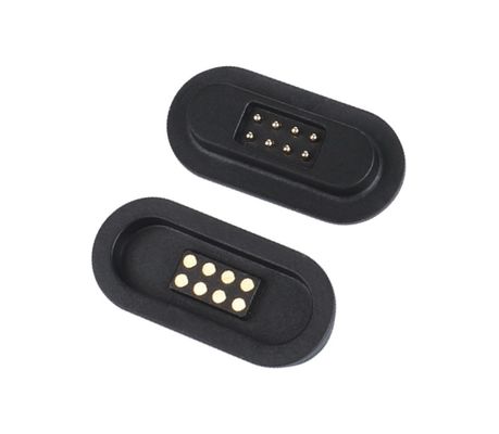 Conector magnético Pogo Pin de alta corrente 1A 2A 3A 5A 10A carregado de mola