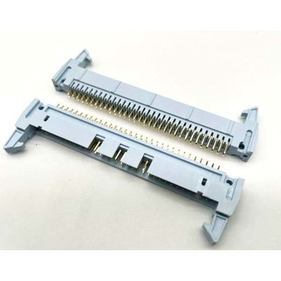 Conector de cabeçalho de fecho de fio para a prancha 2.54mm Pitch Straight 64 Pin IDC Conector masculino