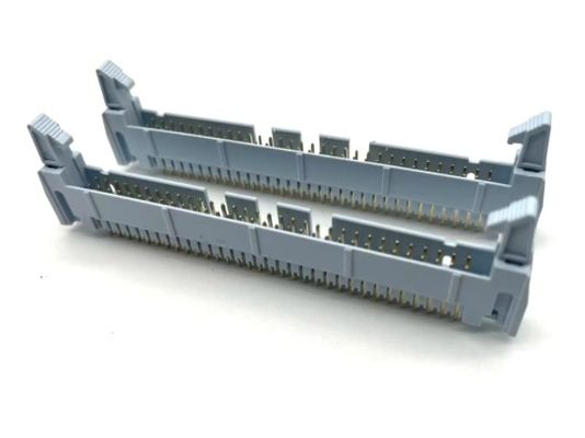 Conector de cabeçalho de fecho de fio para a prancha 2.54mm Pitch Straight 64 Pin IDC Conector masculino