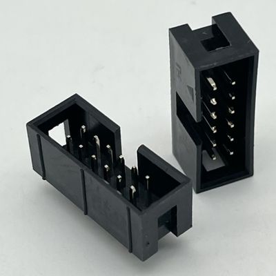2.54mm Conector de cabeçalho de caixa reta 12 pin IDC cabeçalho de caixa 2x6p