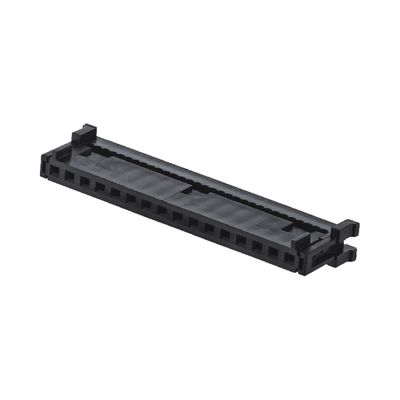 Conector IDC de linha única de 8 pines - 24 pines de 2,54 mm Pitch Black Female FC Socket