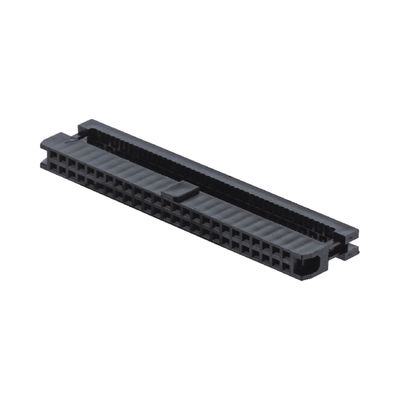 Conector IDC de linha única de 8 pines - 24 pines de 2,54 mm Pitch Black Female FC Socket