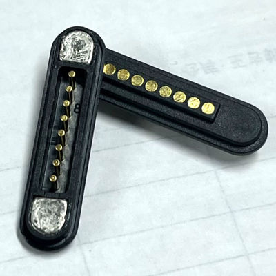 Conector magnético de 8 pinos macho Fêmea Conector Pogo Pin para placa de PCB