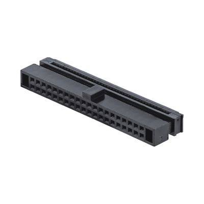 1.27mm Pitch Black IDC Connector 10 Pin - 100 Pin Socket Feminino Flat Cable FC Socket