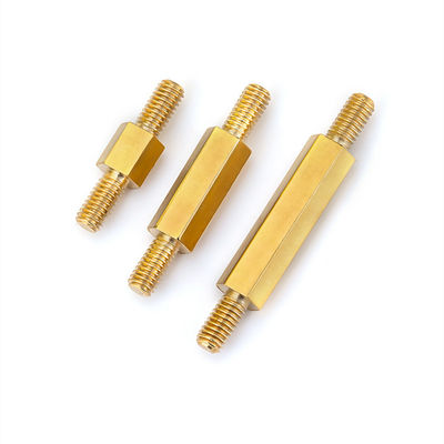 Distribuidores de PCB personalizados de latão com roscas de hexágono M2.5 M3 M6 Homem-mulher