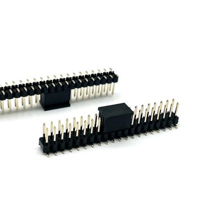 2.54mm Pitch Pin Header Connector 2 Pin - 80 Pin DIP SMT PCB Conector de cabeçalho macho