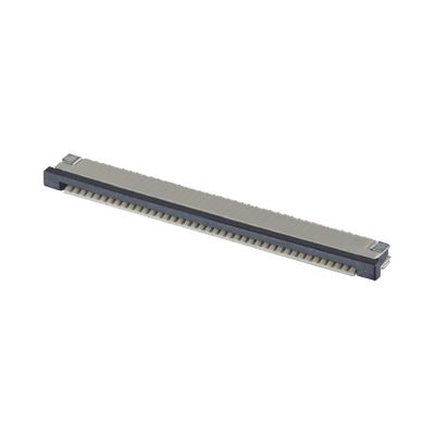 4 - 60 pines FPC Conector de cabo 0,5 / 1,0 mm Pitch SMT ZIF DIP Tipo Top Bottom PA9T Plástico