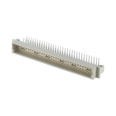 2.54mm DIN 41612 Conector 64 Pin Ângulo Direito Pins Femininos Através do Ouro 3 Linha Conector