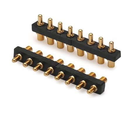2.54mm Pitch Male 5 Pin PCB Connector Spring Loaded Pogo Pin Connector Dip Tipo