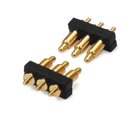 2.54mm Pitch Male 5 Pin PCB Connector Spring Loaded Pogo Pin Connector Dip Tipo