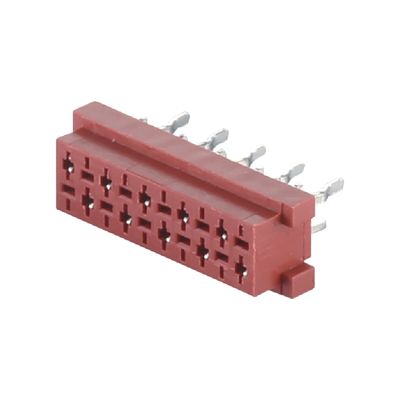 Conector feminino de IDC recto Micro Match 4 6 8 10 20 Pin 1,27mm Pitch