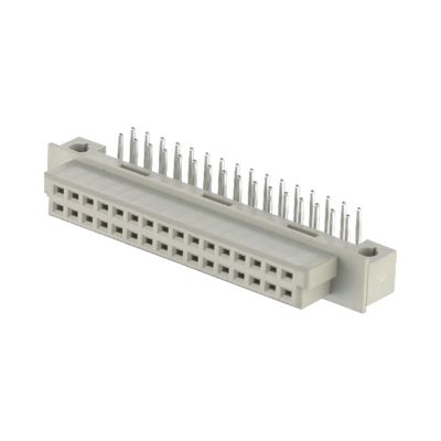2 linhas DIN 41612 conector 64 pin ângulo direito dip 2,54mm Pitch macho conector