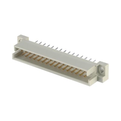 2x32P 2.54mm Din 41612 conector 2 fila 64 pin macho direto através do buraco