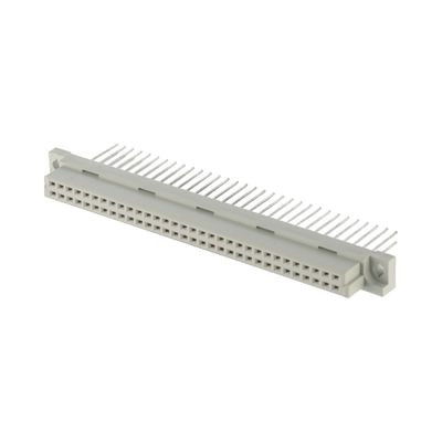 Fêmea recta 2 linhas DIN 41612 Conector 64 pines PCB vertical Corrente nominal 3A