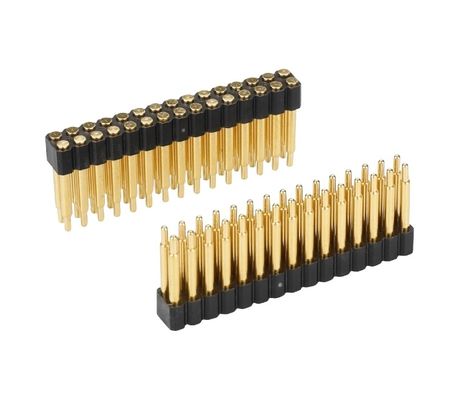 3.0mm pitch 3pin Revestido de ouro SMT Tipo Automotivo Brass Pogo Pin Connector para pcb