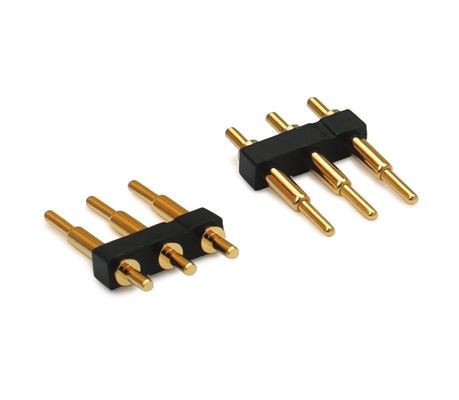 3.0mm pitch 3pin Revestido de ouro SMT Tipo Automotivo Brass Pogo Pin Connector para pcb