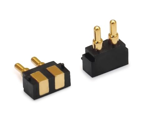 2.5mm 3 Pin Spring Carregado Pogo Pin Connector para aplicações automotivas Voltagem nominal 1A