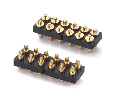 2.5mm 3 Pin Spring Carregado Pogo Pin Connector para aplicações automotivas Voltagem nominal 1A