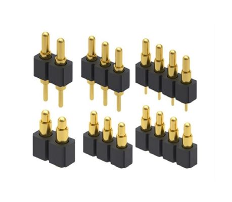 2.5mm 4 Pin Pogo Connector H3.5mm SMT Tipo Pogo Conector de Brass Revestido em Ouro