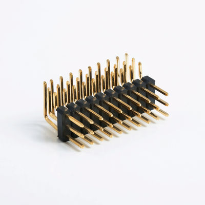 Conector de cabeçalho de placa para placa de 2,0 mm revestido de ouro 3 - 120 pines PCB Conector de pines masculino