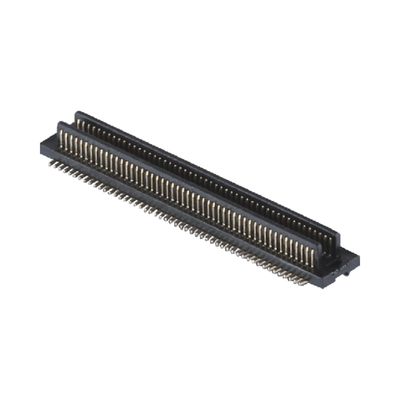 0.8mm Pitch BTB Connector 10 - 100 Pin Conector masculino de alta velocidade Fosforo Bronze