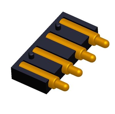 2.54mm H2.5 2x7Pin Pogo Pin Conector de latão com mola eletrônica PCB de mergulho reto