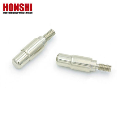 Conector de Pogo de Brass sob medida Pin de Pogo revestido de estanho M3 de parafuso