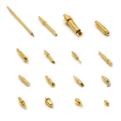 Conector de Pogo de Brass sob medida Pin de Pogo revestido de estanho M3 de parafuso